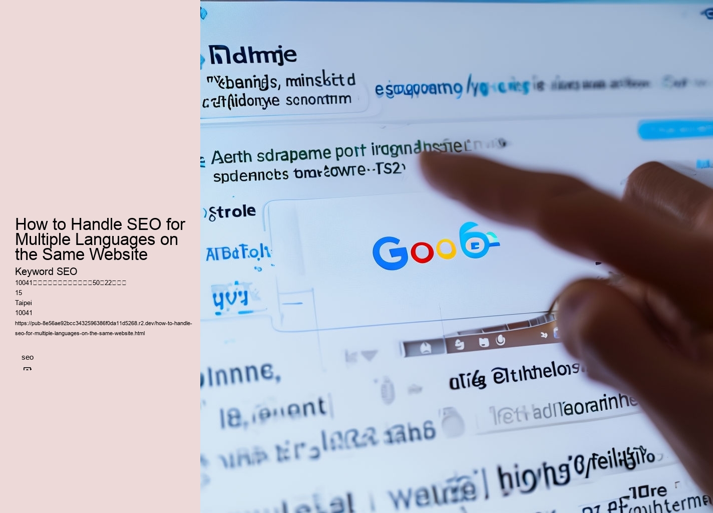 How to Handle SEO for Multiple Languages on the Same Website